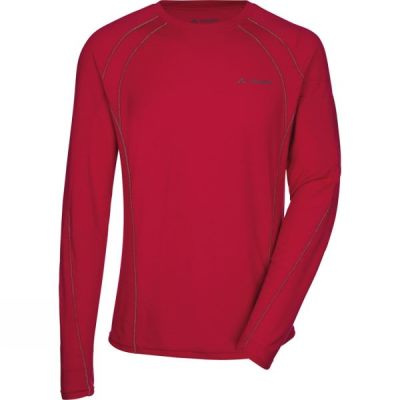 Camisa Vaude Signpost Manga Larga Hombre Rojas - Chile XPM061743
